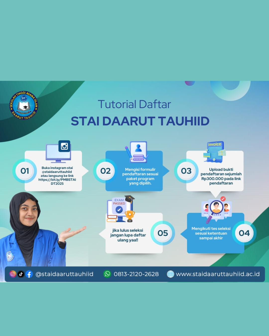 Cara Daftar STAI DT