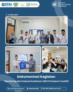Monitoring dan Evaluasi Kurikulum OBE STAI Daarut Tauhiid